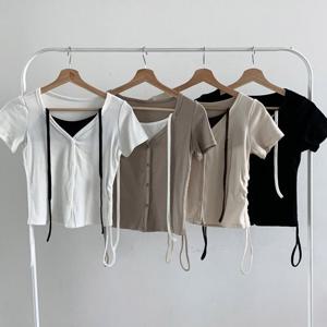 나야홍 / 레이어드티 U995L507 갠소레이어느낌티셔츠 NO