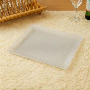 쟁반 트레이 크리스탈 실버쟁반 중형 31.7x25cm 투명펄 트레이 식탁매트 인테리어 주방용품