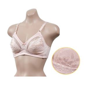 레이온 노와이어 풀컵 브라 - 베이지 여성 속옷