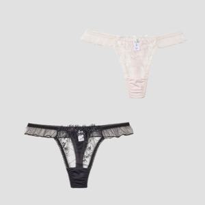 여성 시스루 레이스 디자인 티팬티 0153tu