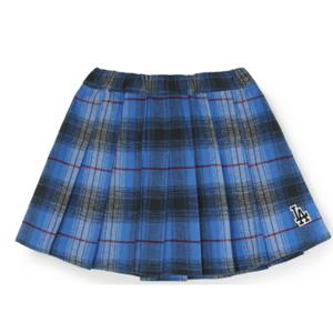 MLB 키즈 스트릿 베이직 체크 스커트(7FSKB0554-07BLM)