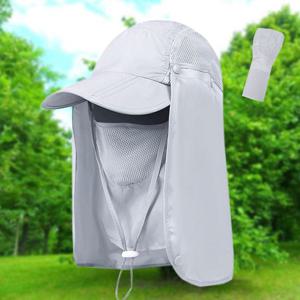 여성등산모자 풀커버 롱 모자 쉴드햇 귀달이 탈부착 햇빛가리개 캡 DD-12796 접이식모자