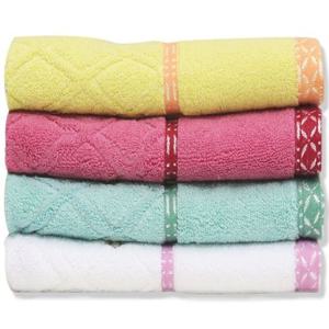 명일 고급타올(왕관자수) 세수수건 세면수건 10개