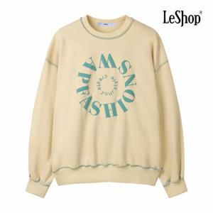 [르샵] 엠보 프린트 오버록 맨투맨 티셔츠 (BP9TS024A)