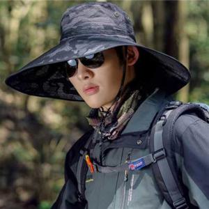 남자 챙넓은 여름 정글모자 사파리 버킷햇 캠핑 벙거 등산모자