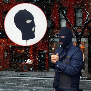 블랙 복면 바라클라바 검정복면 방한용 니트 안면마스크