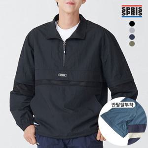 [스프리스][스프리스] 남성 3단 배색 아노락 점퍼