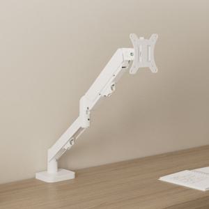 마운트뷰 LUX17 모니터암 싱글 / 가스스프링 높이조절 고중량 모니터 스탠드 거치대 24인치 27인치 32인치 노트북 책상 데스커