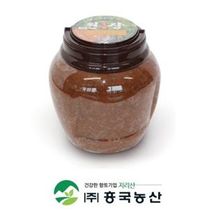 9회죽염된장 (3kg 1병 ) 지리산 흥국농산