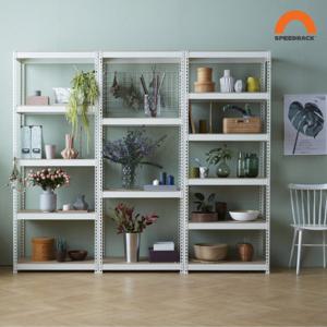 [스피드랙]1000x400x1800_3단 조립식 앵글 베란다 수납정리선반