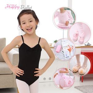 [해피발레]발레복/끈나시레오타드/발레용품/여아/유아/6종세트