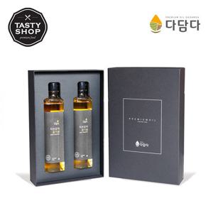 [다담다]Gift-국산100% 원적외선 저온압착 참기름&들기름300ml