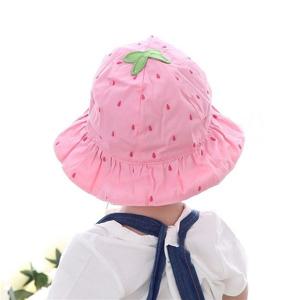 [조이멀티]딸기 벙거지 아동모자(42-50cm) 300054