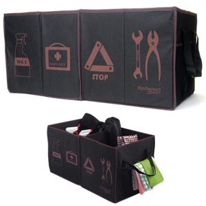 키친아트 접이식 더블 트렁크 정리함/자동차정리함