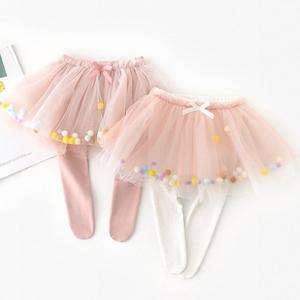 [조이멀티]폼폼이 샤스커트 아동 레깅스 204039