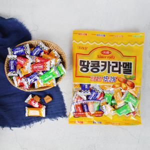 크라운 땅콩카라멜 324g / 맛있는 간식 캬라멜 캐러멜
