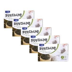 멸치다시마육수 크린 다시백 소형 50매 5개