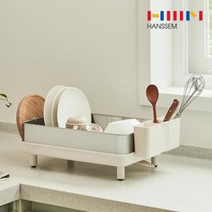 [한샘몰X4BNK] 모던스틸 컴팩트 주방 식기건조대 1단 - 설거지