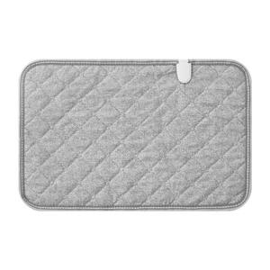 눕자 다용도 중형 탄소매트 온열찜질기 라이트그레이 40X60cm