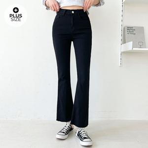 [기장선택/2XL빅사이즈]쫀스판 히든밴딩 부츠컷 팬츠