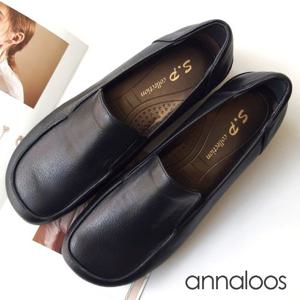 [안나루스]양가죽/수제화 로드라인 3cm말랑로퍼/무지외반용