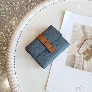 쏘울백 / 심플 소가죽 반지갑 (6color)