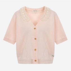 갤러리아_[써스데이아일랜드]2025 F/W 레이스 카라넥 가디건 (T256MCD134W)