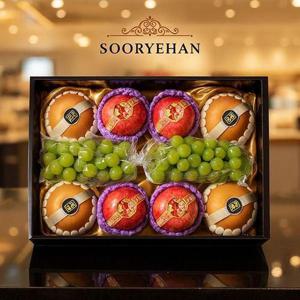 갤러리아_수려한 과일선물세트 한아름2호 5kg내외(사과4+배4+샤인머스켓2