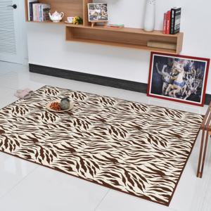 [르헤브] 지브라 소프트터치 5mm 극세사 카페트 (100x150)