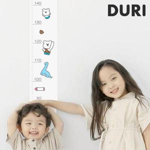 [두리]성장기록 키재기자+공룡 데코스티커 세트 (재사용가능) 붙였다떼는