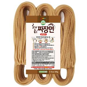 [팜쿡] 글루텐프리 우리 현미쌀 짜장면 500g x 3팩 (9인분)