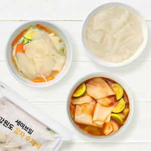 강원도감자수제비14인분세트(생면2.1kg+혼합소스14봉)