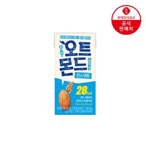 롯데칠성 오트몬드 언스위트 190ml x 24개