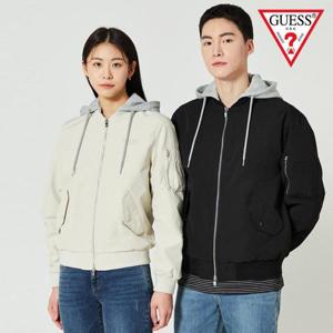 [게스][게스본사] 유니 후드탈착 봄버 NO1W2883