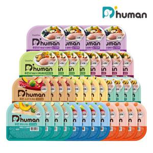 [듀먼] 자연화식 50g 10종 36팩 세트/자연화식 강아지사료 한달세트