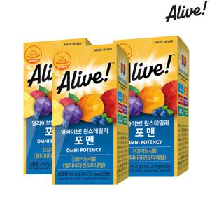 얼라이브 원스데일리 멀티비타민 포 맨 30정 3개 90일분