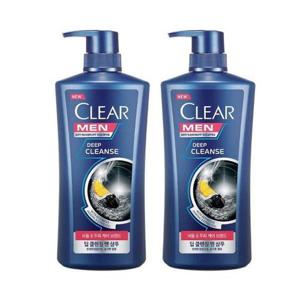 [유니레버]클리어 맨 딥 클린 샴푸 650ml 2개