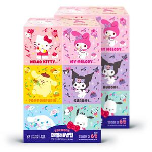 산리오 캐릭터즈 데일리 홈냅킨 130매6입 x2팩 식탁용