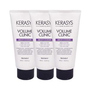 [려]케라시스 볼륨 클리닉 볼륨 손상케어 트리트먼트 300ml x3