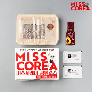 [미스꼬레아] 간편 요리 김볶소스 오리지날 매콤한맛 300gX3팩 (총 6인분용)
