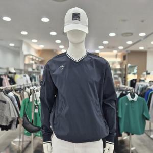 [챌린저]남성 나일론 스트레치 배색 V넥 우븐탑 네이비_CHE1MWT5108NY_IC