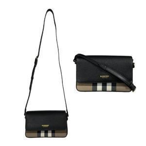 버버리 미니 크로스백 뉴 햄프셔 체크 80840281 81072691 블랙