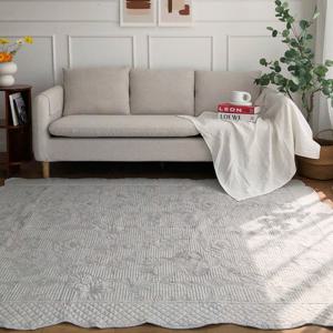 한스갤러리 순면 거실 패드 대형 카페트(200x230cm) 4종택1