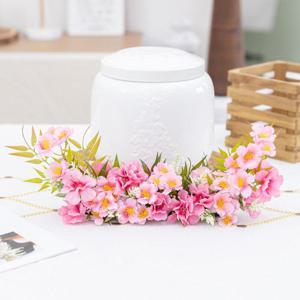 벚꽃 성묘 리스 조화 꽃 일자 32cm 납골당 산소 봉안당 추모 장식 꾸미기 수목장
