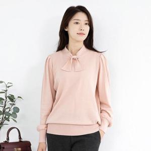엄마옷 퍼프 라운드 긴팔니트티셔츠 TS515173 중년여성의류/60대/70대/마담/빅사이즈/할머니옷