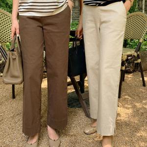 코코블랙 / 굿스판 일자 면팬츠-가을ver. (7color)