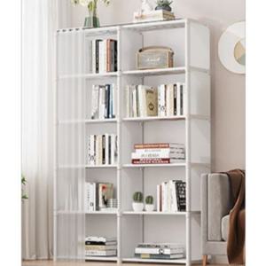 [무료배송]예작 모듈 수납장 심플 커튼 수납장 틈새 다용도 선반 2열6단