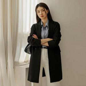 [엘리시아]하프 모던 카라 더블 자켓