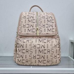 [몽크로스]자가드지퍼포인트백팩  WBP8865_DJ