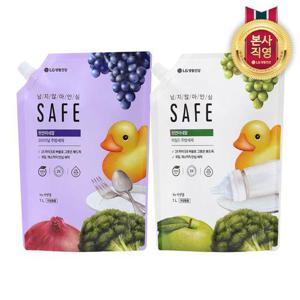 세이프 주방세제 천연미네랄 리필 1L x 2개 (오리지널/마일드 택1)